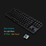 Metoo Edition Mechanical Keyboard 87/104 keys Blue Switch Gaming Keyboards for PC Tablet Desktop Laptop Russian Sticker