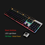 Metoo Edition Mechanical Keyboard 87/104 keys Blue Switch Gaming Keyboards for PC Tablet Desktop Laptop Russian Sticker