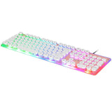 iMice Gaming Keyboard Steam Punk 104 Keys Rainbow Backlit Keyboards USB Wired Waterproof Mechanical Feeling Gamer Keyboard