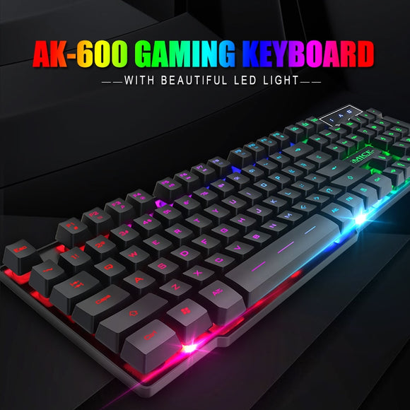 iMice Gaming Keyboard Mechanical Feeling 104 Keys RGB Backlit Keyboard Computer Gamer Keyboard for CS DOTA with RU Sticker