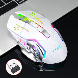 Professional Silent Gaming Wireless Mouse