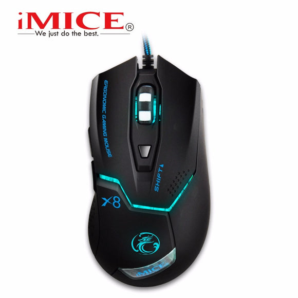 IMICE X8  LED Optical 6D USB Wired game Gaming Mouse