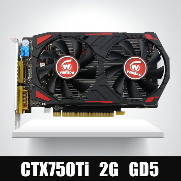 Veineda Graphics Cards Original GPU GTX750Ti 2GB 128Bit GDDR5 Video Card