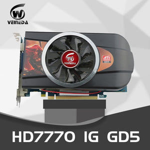 VEINEDA Graphics cards Video Card HD7770 1GB 128Bit PC Desktop PCI Express 2.0