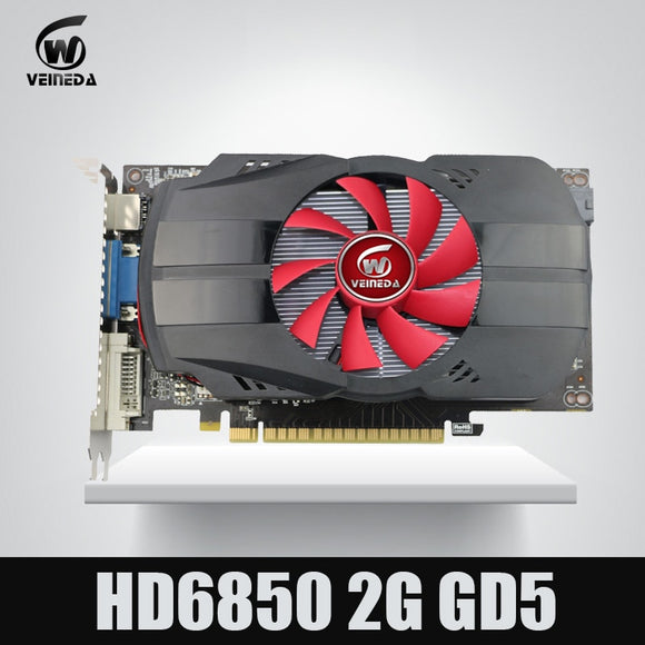 Original Veineda Video Card GPU HD6850 2GB GDDR5 256Bit Graphic cards