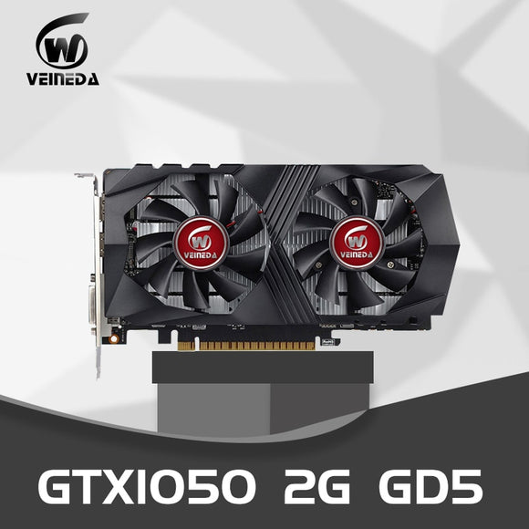 VEINIDA Graphics Card GTX1050 2GB 128Bit GDDR5 Video Cards