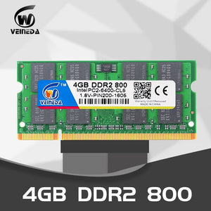 VEINEDA Laptop memory 4GBPC2-6400 DDR2 800MHz