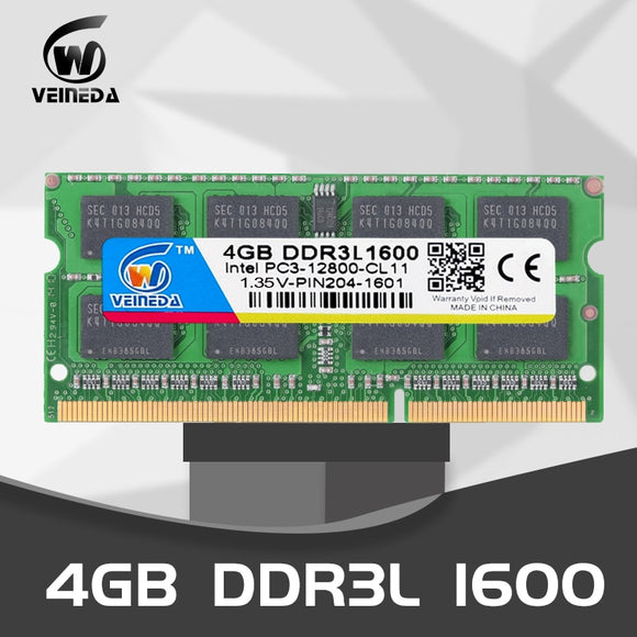 VEINEDA ddr3l sodimm 4GB 8GB 1333MHz or 1600MHz