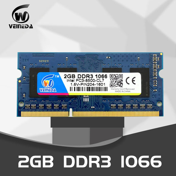 VEINEDA Memory Ram DDR3 2gb 1066 1333 Mhz