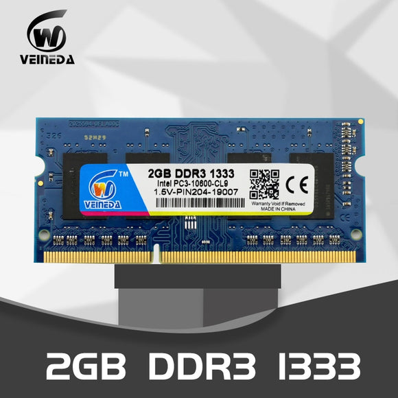 VEINEDA Sodimm Ram DDR3 2gb 1.5v ddr3 1333MHz or 1600MHz