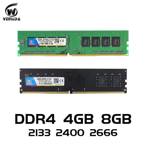 VEINEDA Dimm Ram DDR4 4GB  8GB