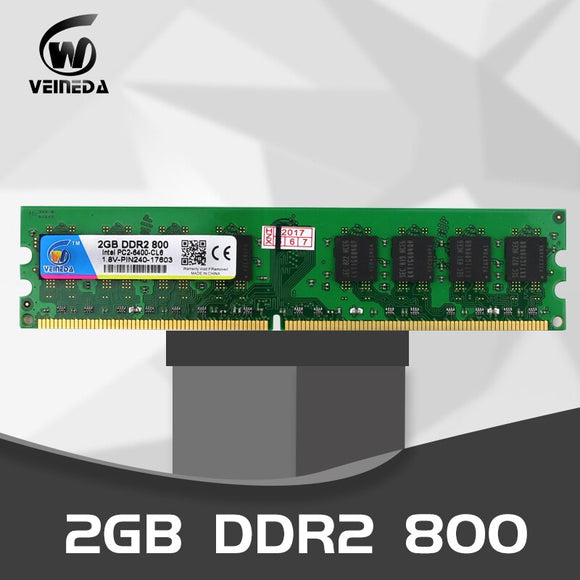 VEINEDA Desk PC Ram ddr2 1gb 2gb 4gb 533 667 800HMz