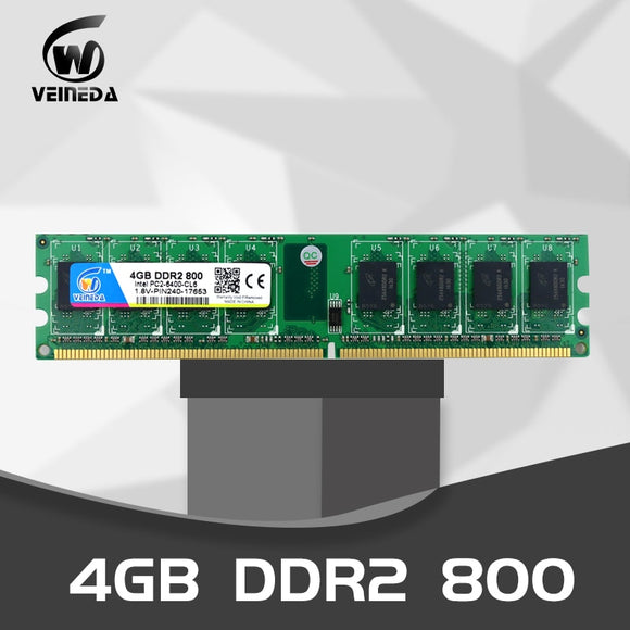 VEINEDA Memory 8GB DDR2 2 X 4GB