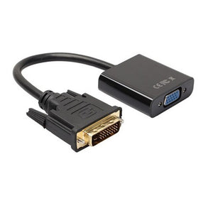 Adapter Cable DVI 24+1 25Pin DVI-D to VGA Cable 080P for nVIDIA Graphics Card , HDTV, Projector